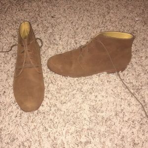 Cute brown booties